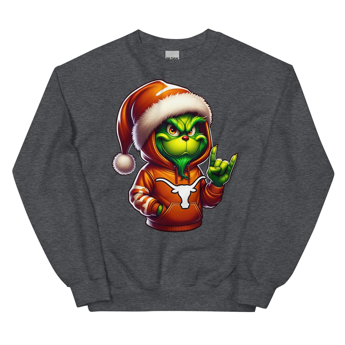 Longhorn Grinch Sweatshirt - Dee-Tees