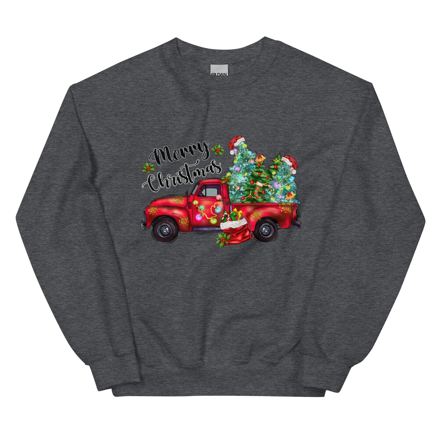 Red Truck Christmas Sweatshirt