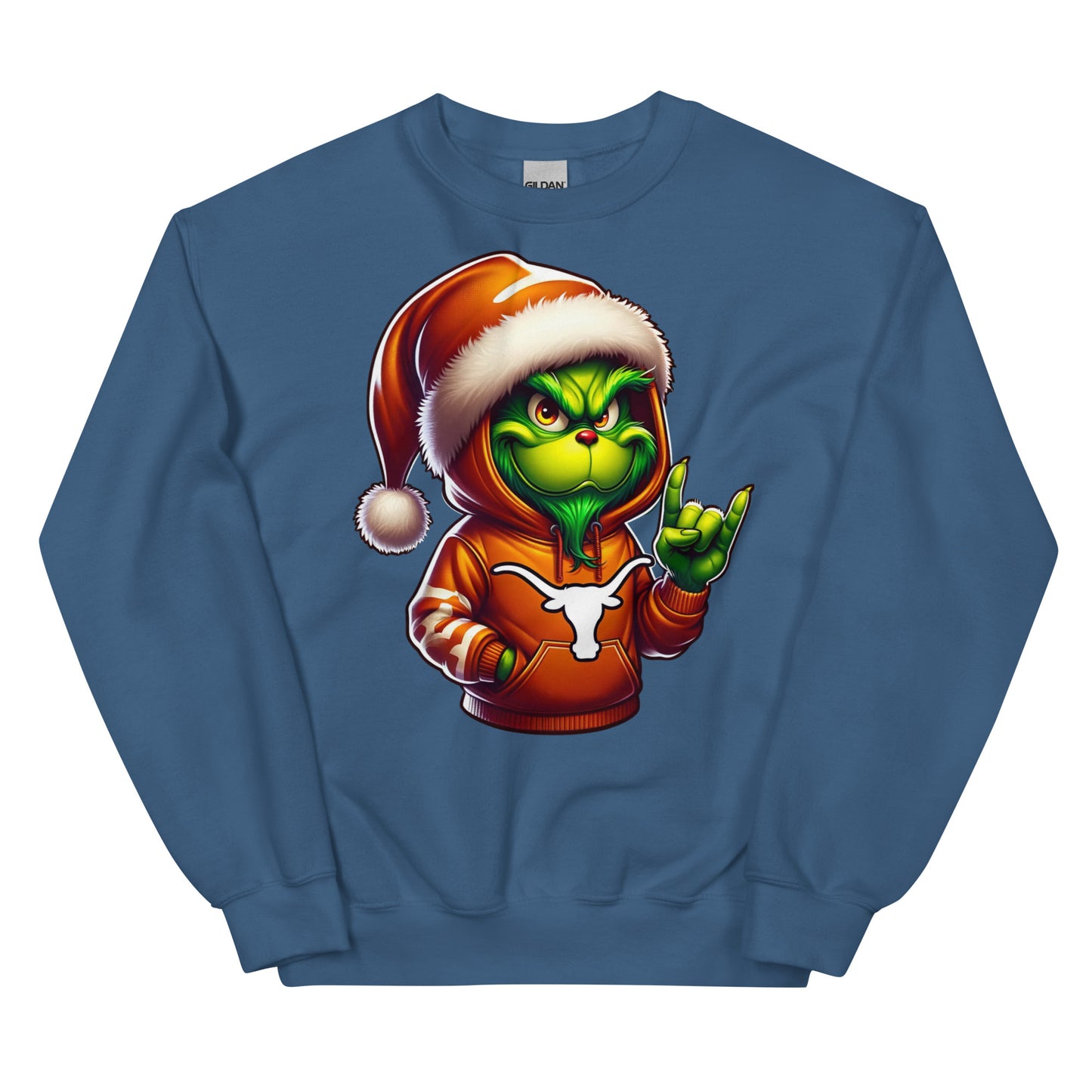 Longhorn Grinch Sweatshirt - Dee-Tees
