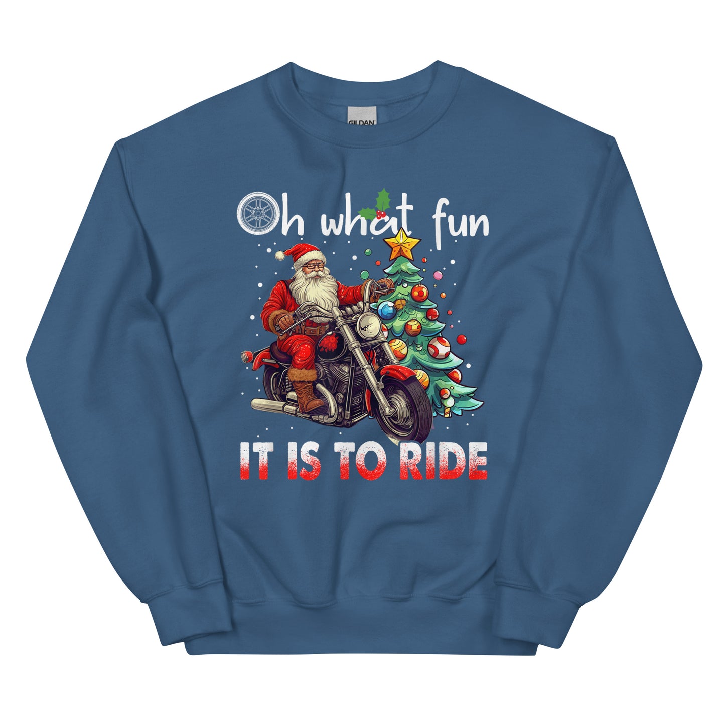 Biker Christmas Sweatshirt