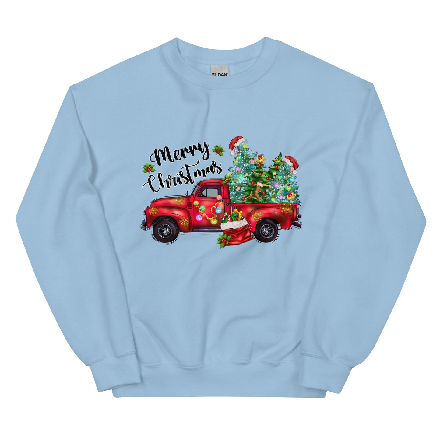 Red Truck Christmas Sweatshirt