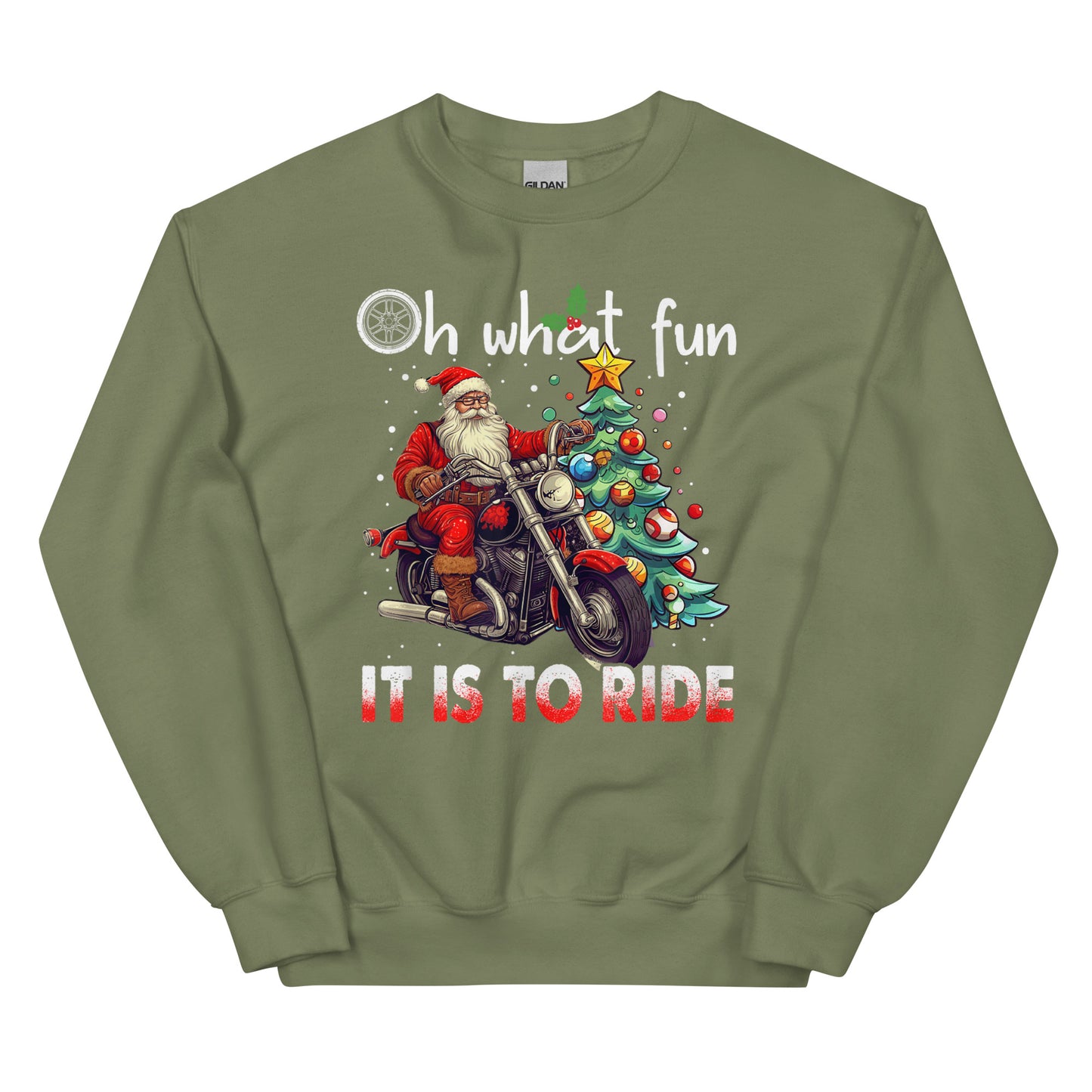 Biker Christmas Sweatshirt