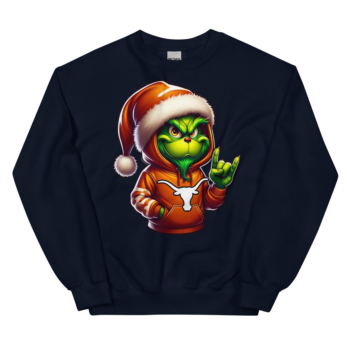 Longhorn Grinch Sweatshirt - Dee-Tees