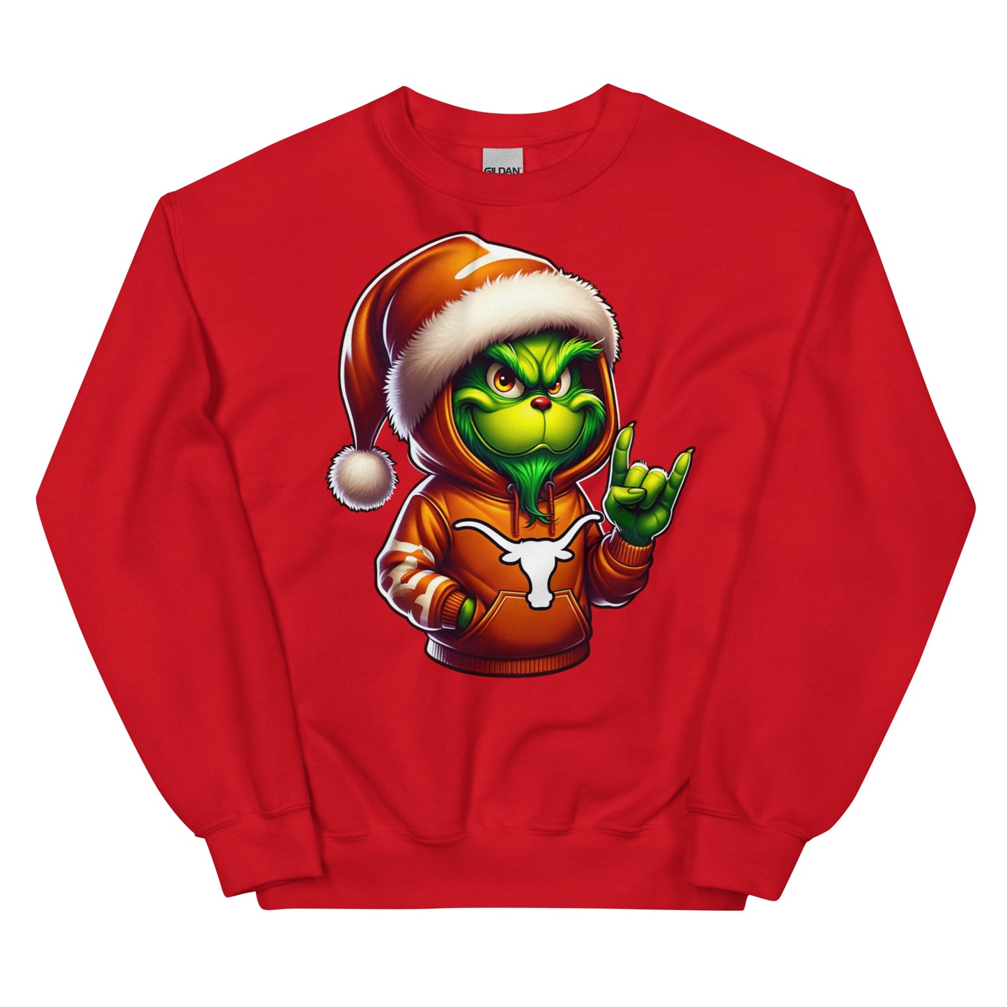 Longhorn Grinch Sweatshirt - Dee-Tees