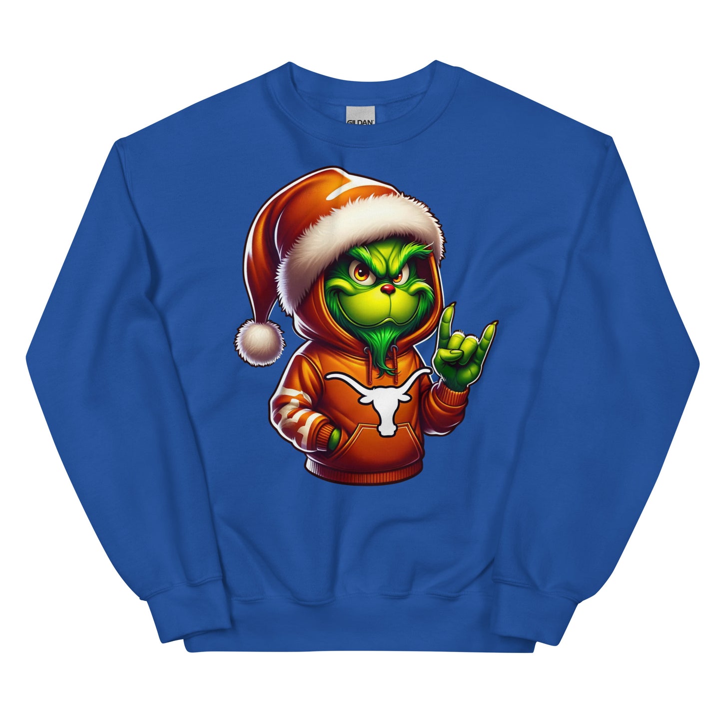 Longhorn Grinch Sweatshirt - Dee-Tees