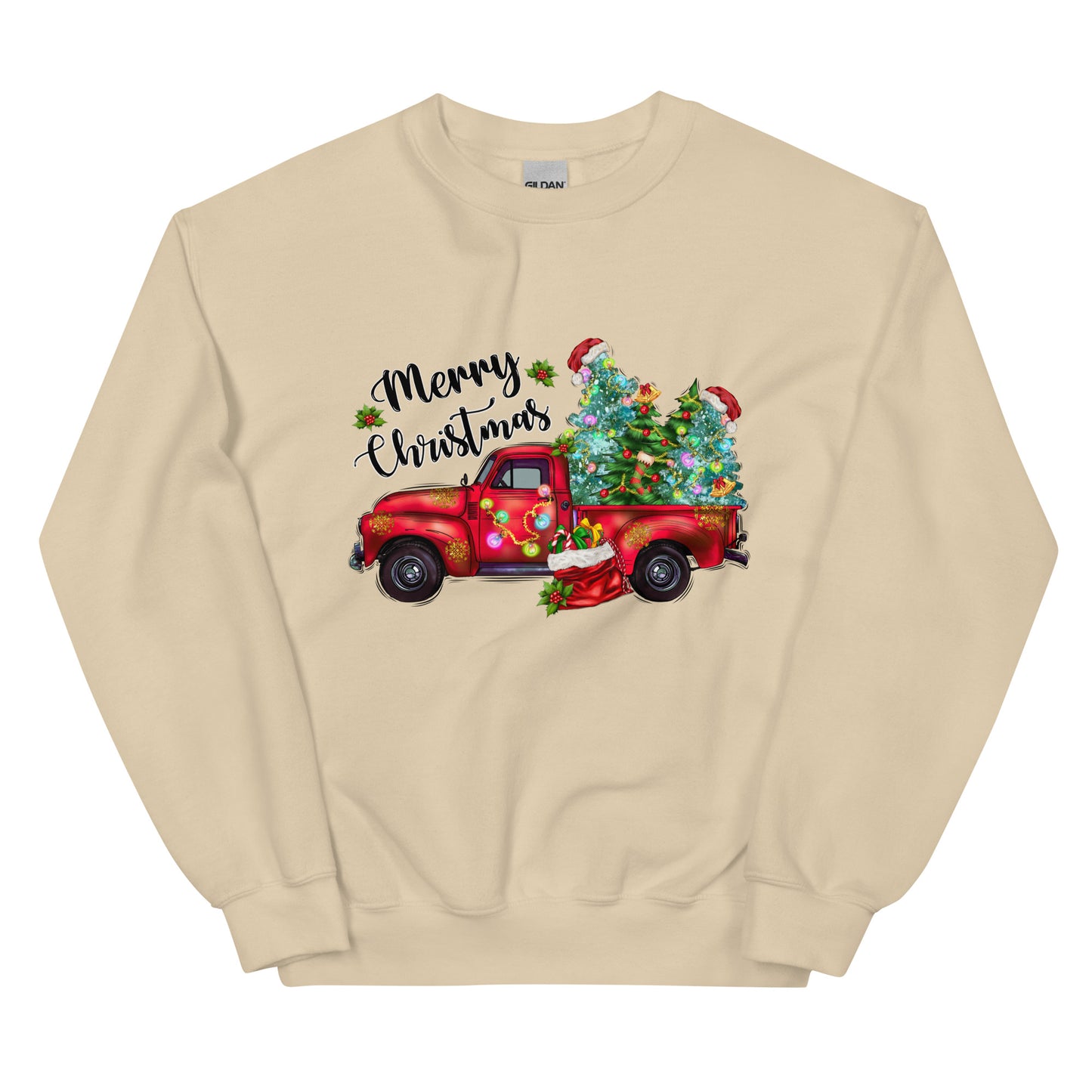 Red Truck Christmas Sweatshirt