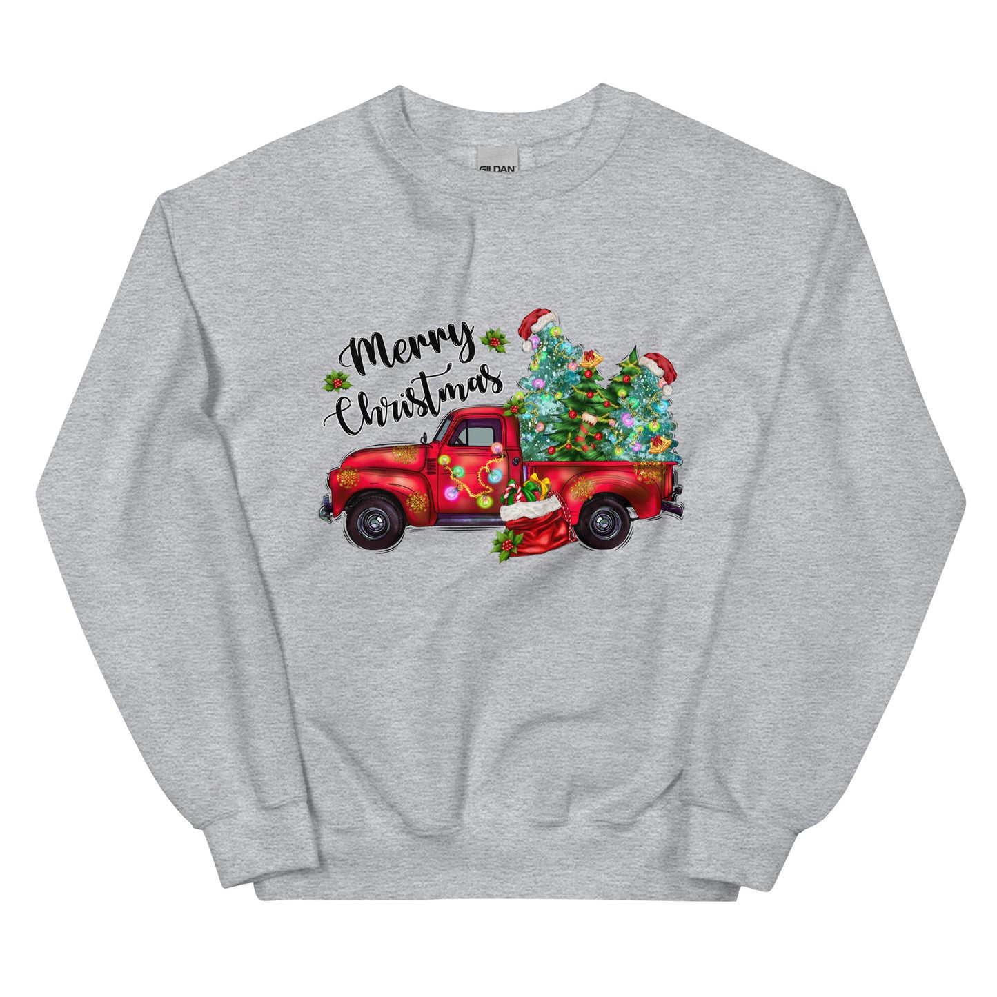 Red Truck Christmas Sweatshirt