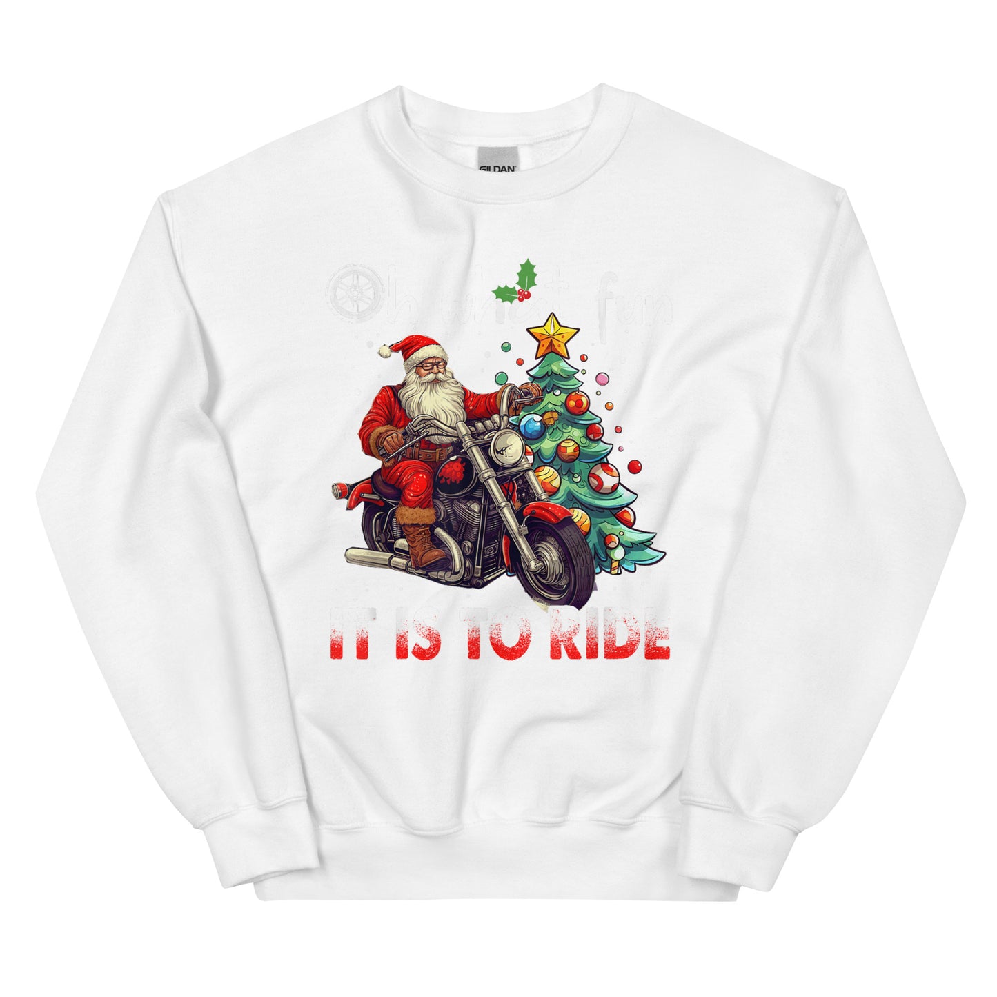 Biker Christmas Sweatshirt