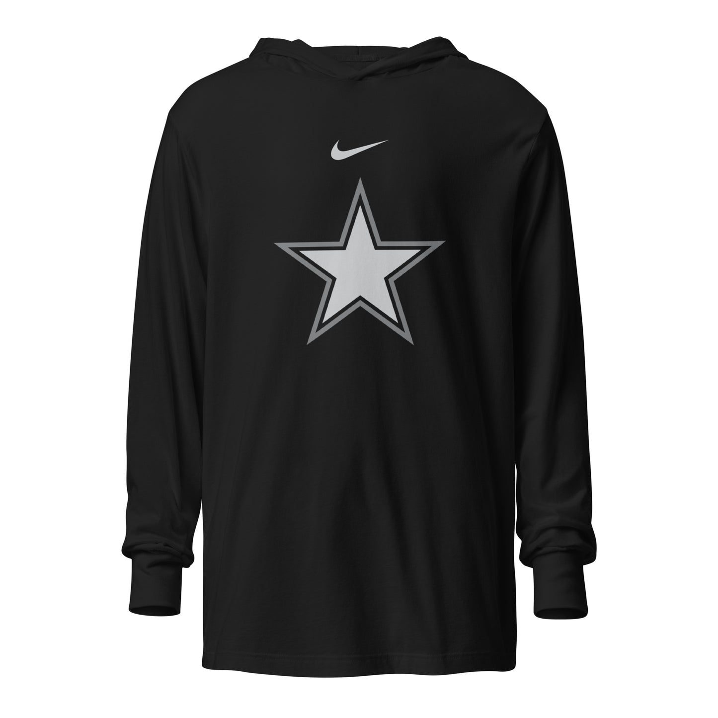 Dallas Hooded long-sleeve tee
