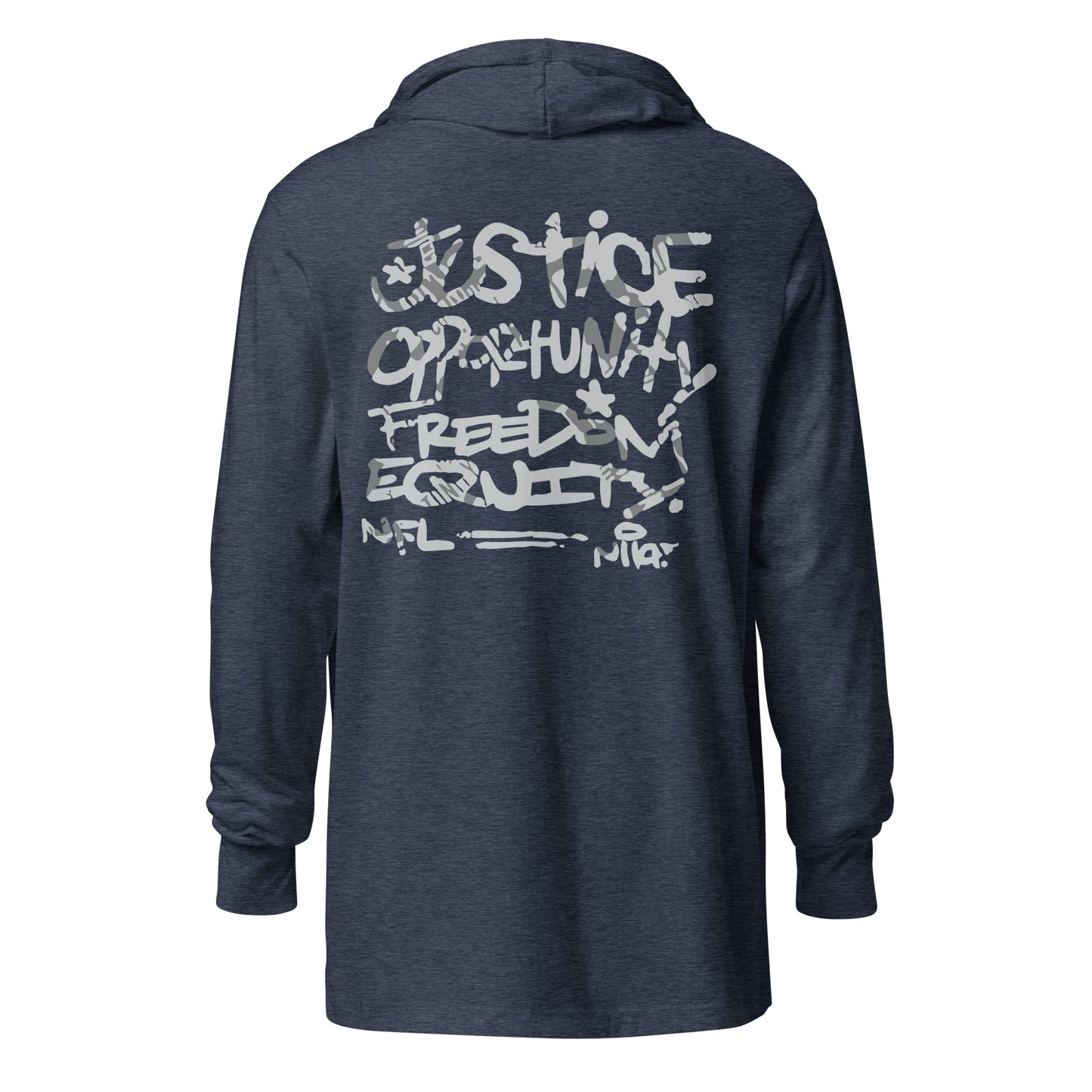 Dallas Hooded long-sleeve tee