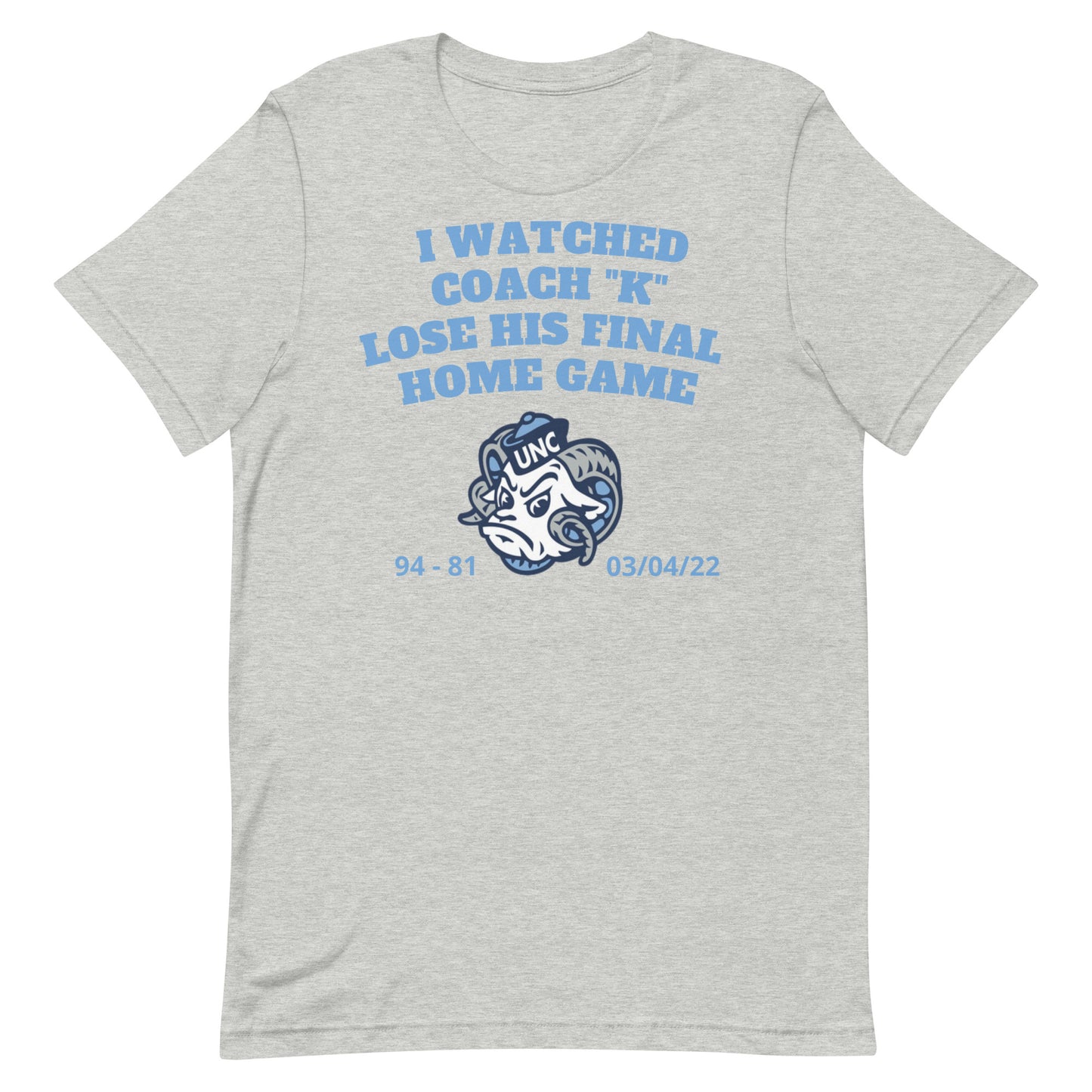UNC Coach K T-Shirt