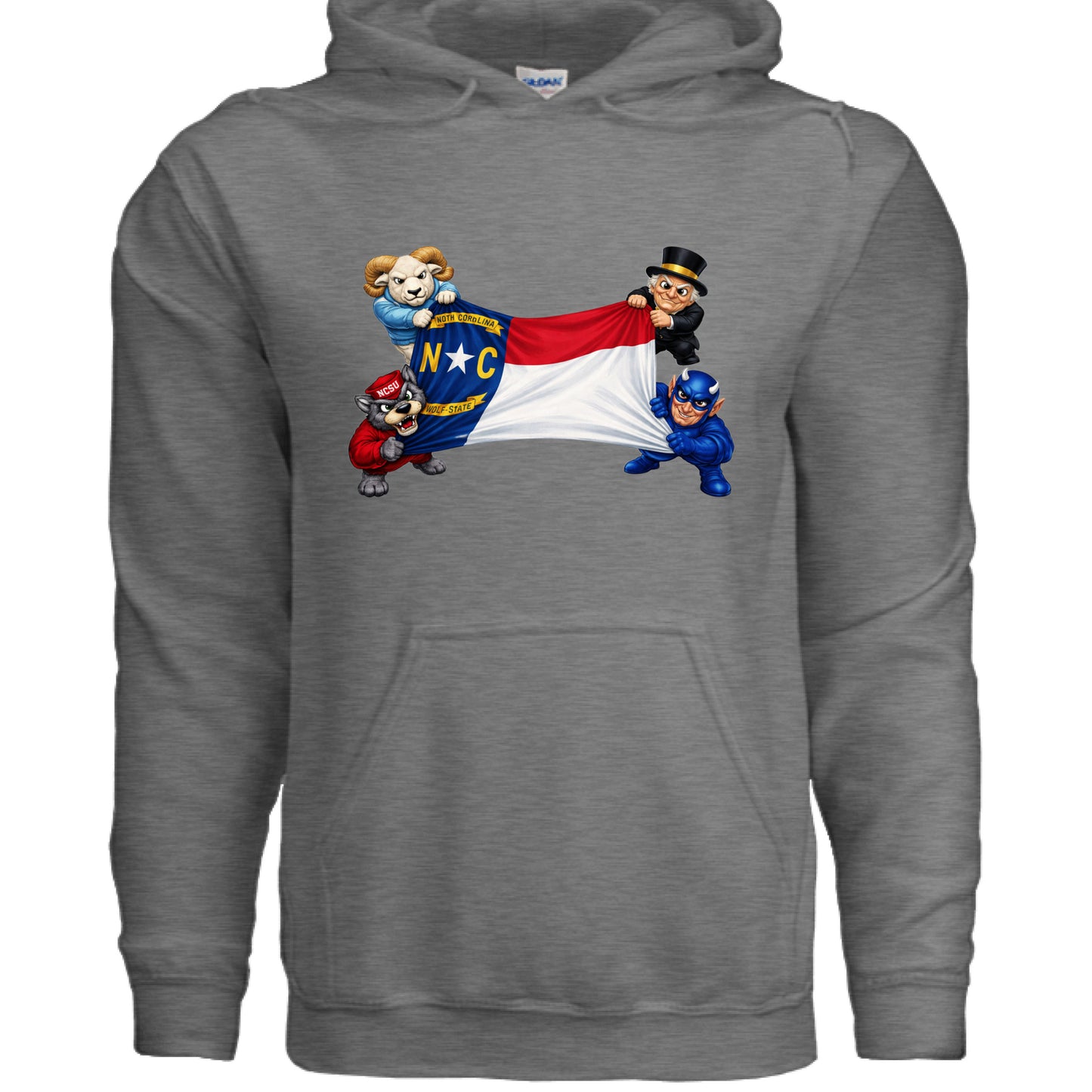 GRAPHITE HEATHER - FRONT