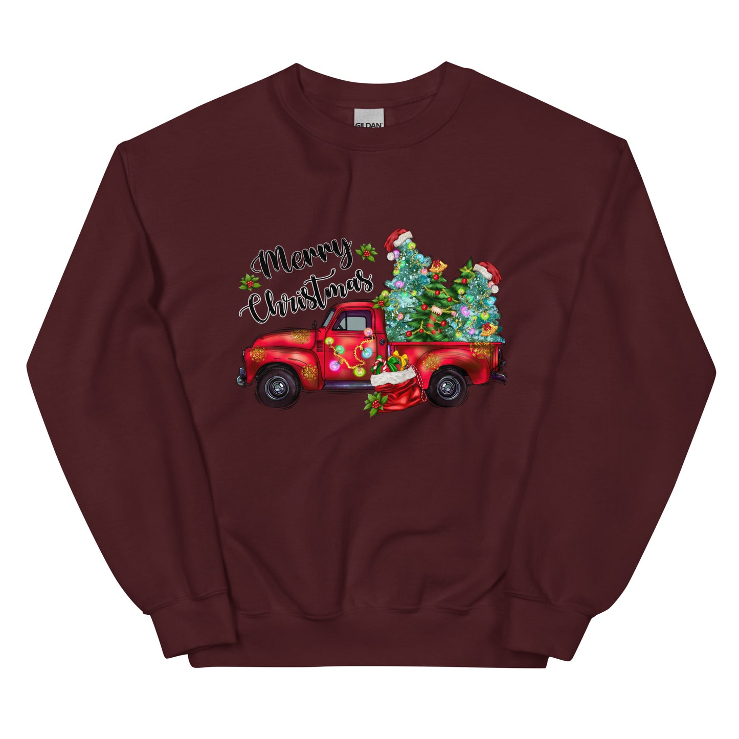 Red Truck Christmas Sweatshirt
