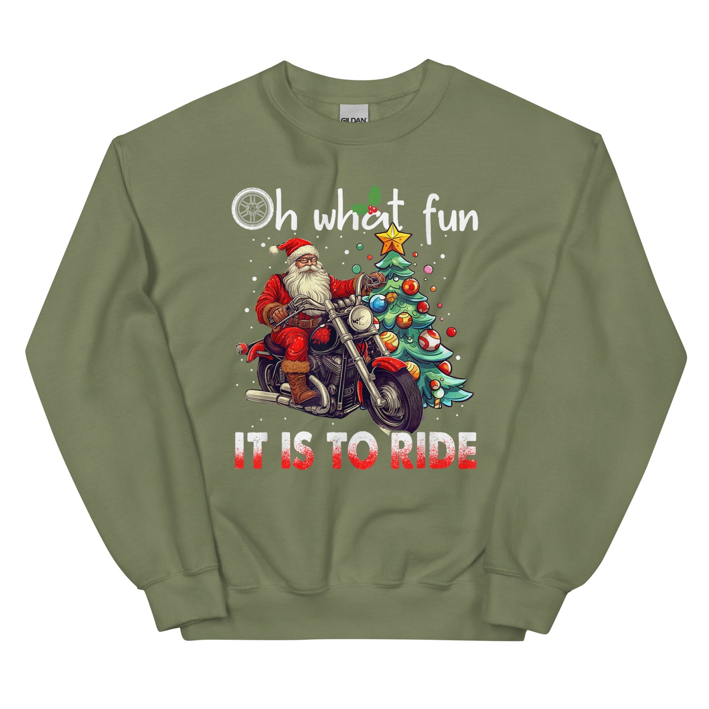 Biker Christmas Sweatshirt