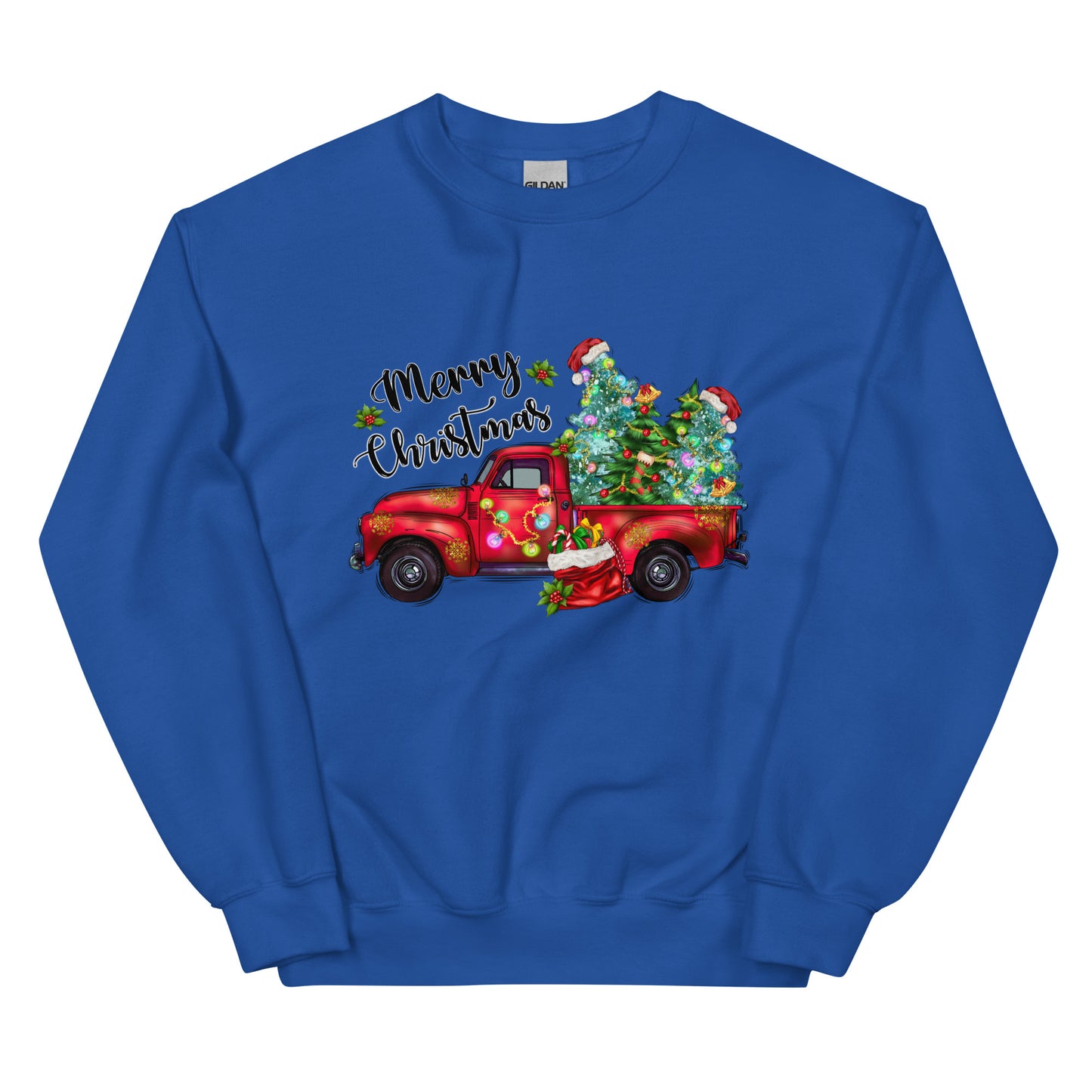 Red Truck Christmas Sweatshirt