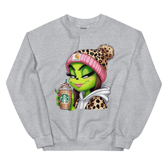 Female Grinch  Sweatshirt